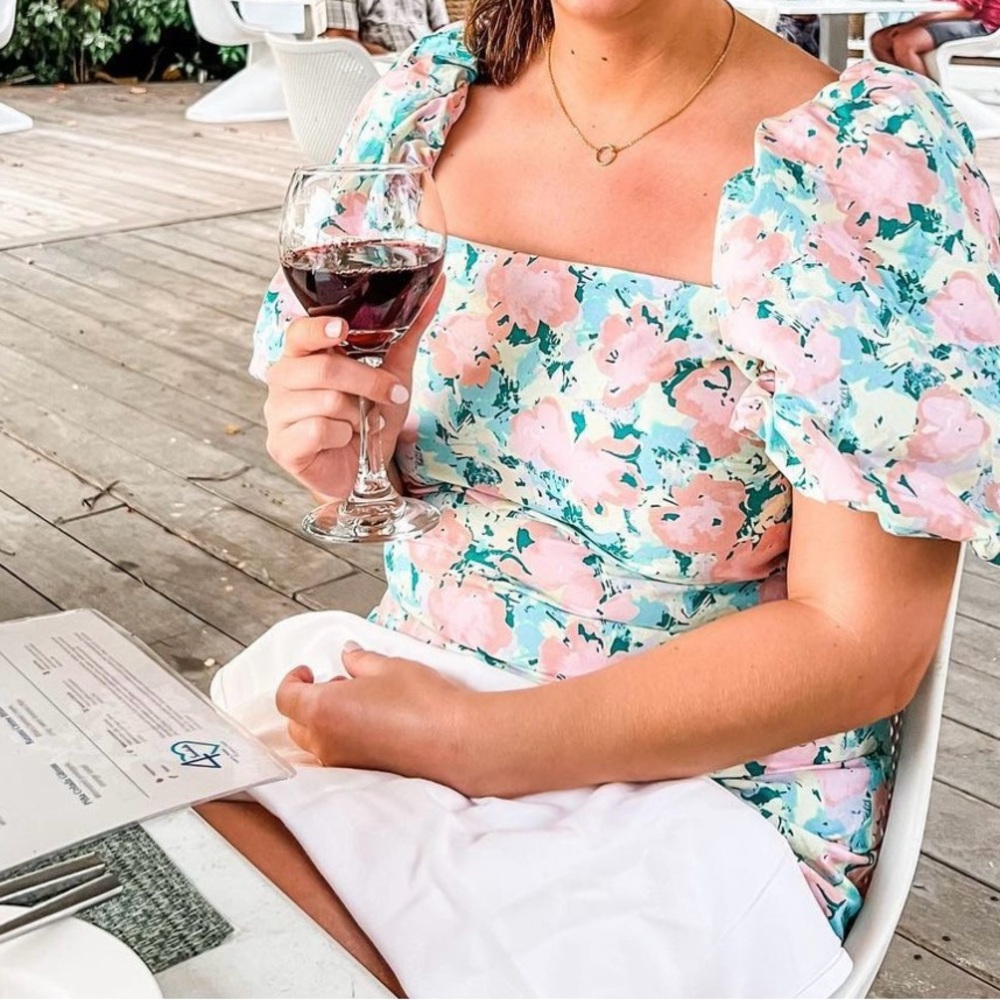 Floral Puff Sleeve Dress